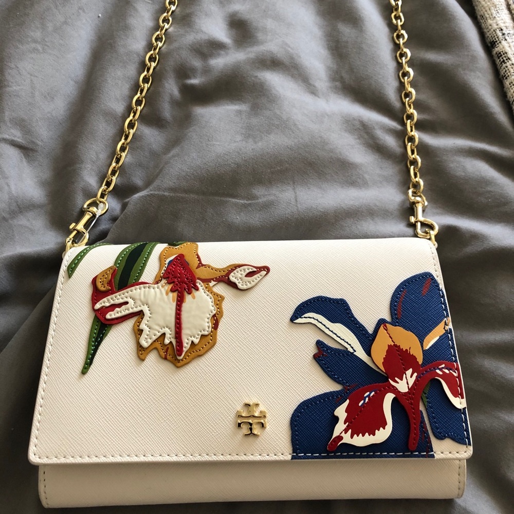 Tory Burch Floral Wallet Purse